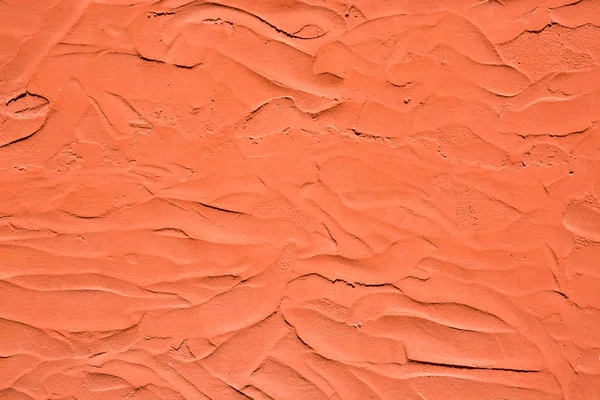 Turuncu renk alçı duvar doku — Stok fotoğraf