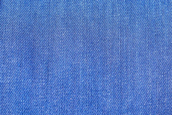 小さなブルーのジーンズ生地の繊維をクローズ アップ — ストック写真