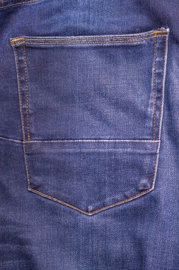 Mavi jeans cep yakın yedeklemek