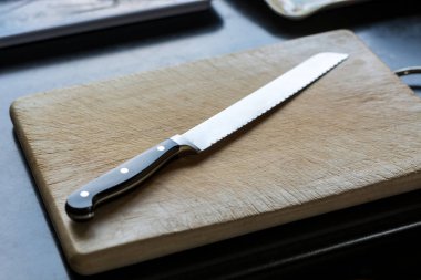 Bıçak mutfak ahşap kesme tahtası