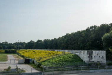 Nürnberg, Almanya - 30 Ağustos 2017: Taş binaları