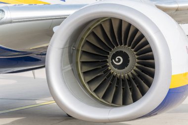 Türbin bir uçağın ön