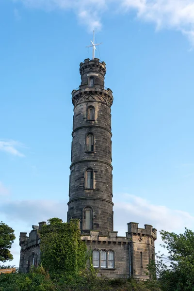 Monumento a Nelson en Calton Hill, Edimburgo —  Fotos de Stock