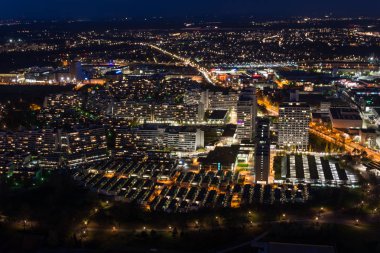 München, Almanya - 3 Kasım 2017: Olimpik bir köyden