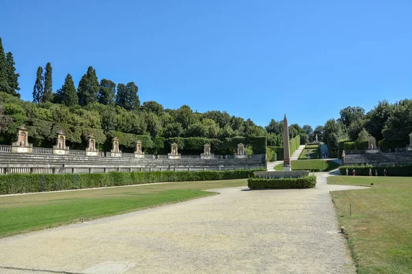 Jardín Giardino Boboli Florencia Día Soleado — Foto de Stock