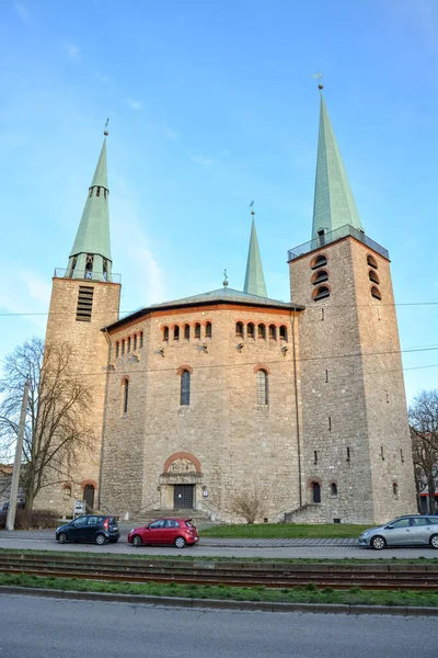 Kerk Reformaties Gedaechtnis Kirche Neurenberg Met Blauwe Lucht — Stockfoto