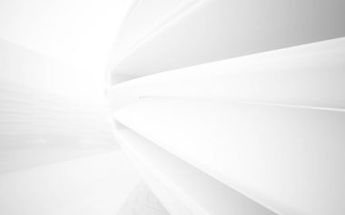 White smooth abstract architectural background. clipart