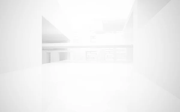 Fondo arquitectónico abstracto liso blanco . — Foto de Stock