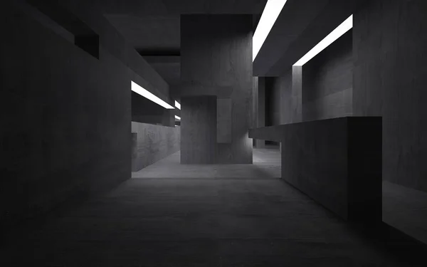 Empty dark abstract concrete room interior — Stock Photo, Image