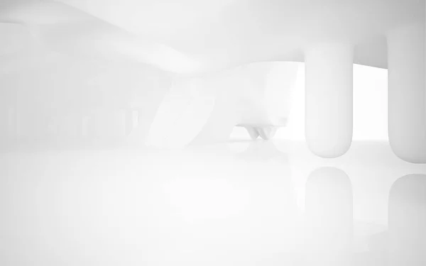 Branco suave fundo arquitetônico abstrato . — Fotografia de Stock