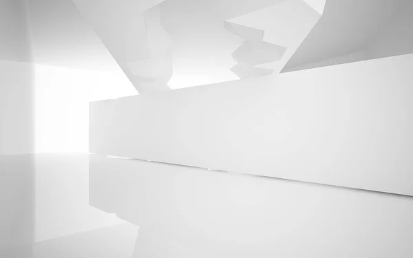 White smooth abstract architectural background. — Stock Photo, Image