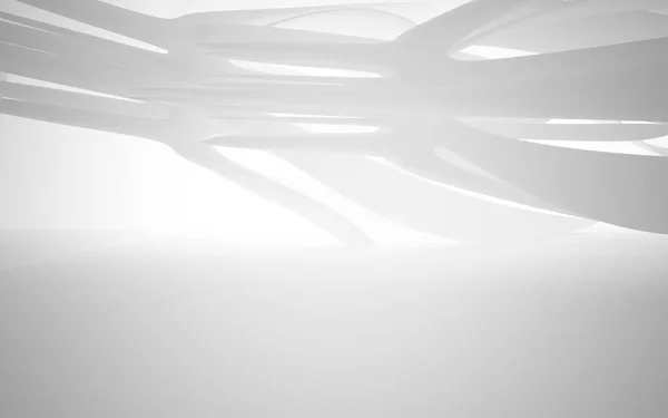 White smooth abstract architectural background. — Stock Photo, Image