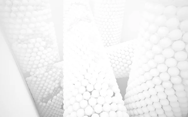 Structure of the white spheres — Stock Photo, Image