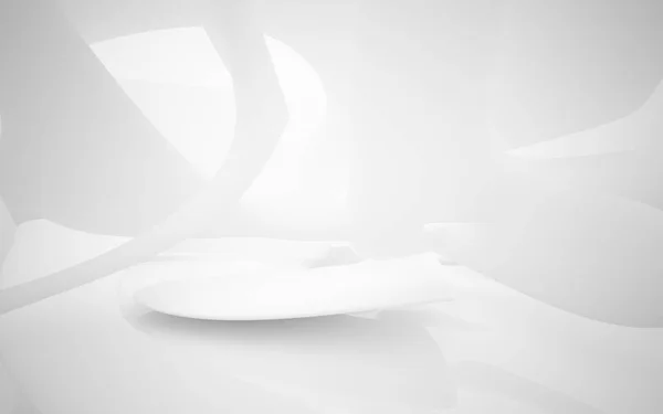 抽象的な白いインテリア — ストック写真