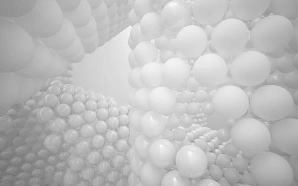 Structure of the white spheres — Stock Photo, Image