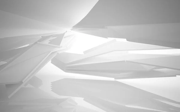 Abstract white interior — Stock Photo, Image