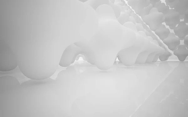 Streszczenie białego wnętrza — Zdjęcie stockowe