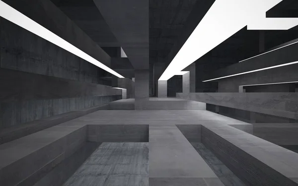 Empty dark abstract concrete room — Stock Photo, Image