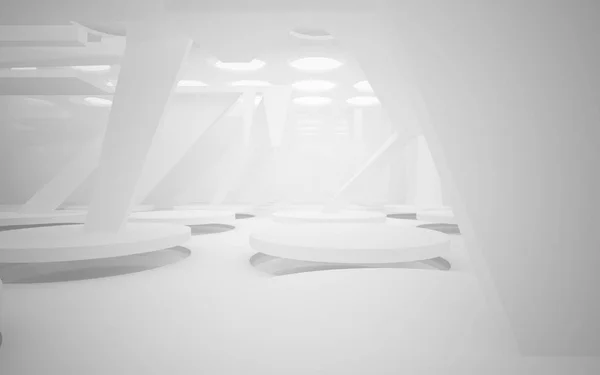 Interior abstract alb — Fotografie, imagine de stoc