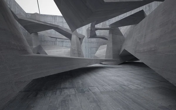 Interior abstrato do concreto . — Fotografia de Stock