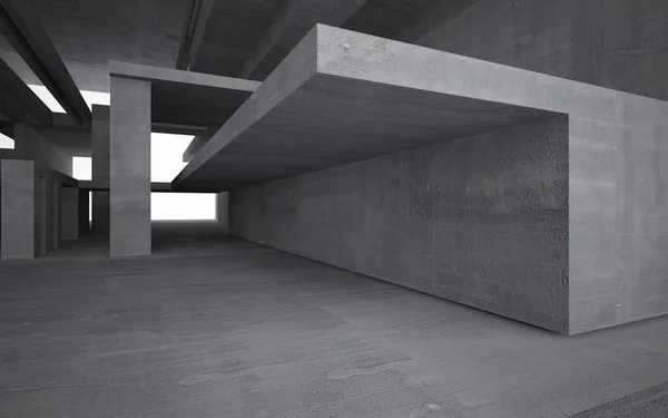 Pusty ciemnia streszczenie betonu — Zdjęcie stockowe