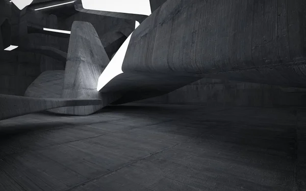 Abstracte glad interieur concrete — Stockfoto