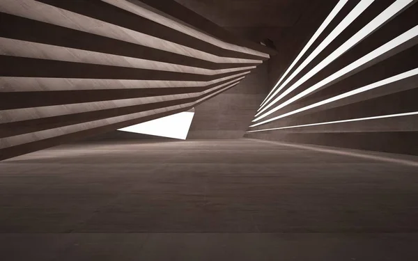 抽象的な茶色のコンクリートの部屋のインテリア — ストック写真