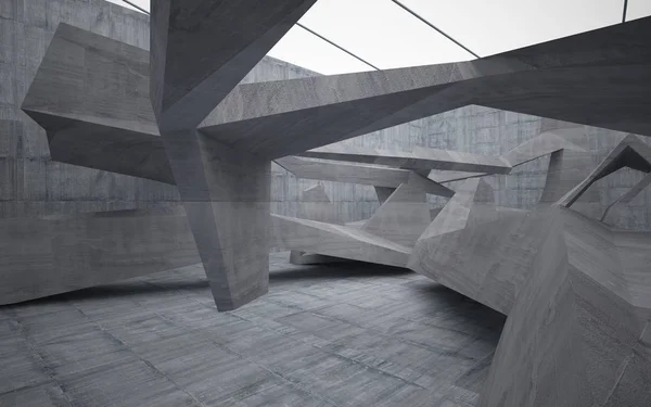 Abstracte interieur van beton. — Stockfoto