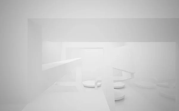 Abstract white interior — Stock Photo, Image