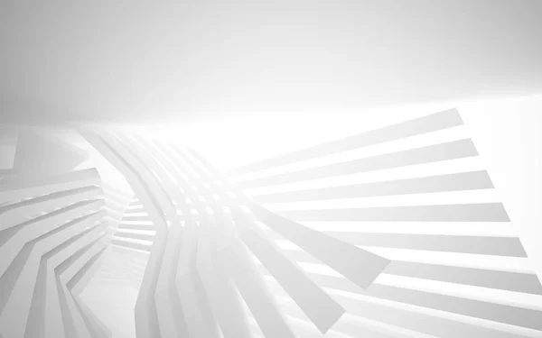 Abstrait intérieur blanc souligne l'avenir — Photo