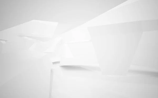 White smooth abstract architectural background — Stock Photo, Image