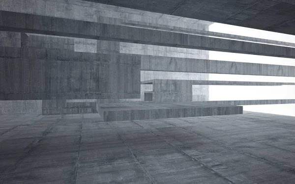 Abstract concrete room smooth interior — Stock Photo, Image