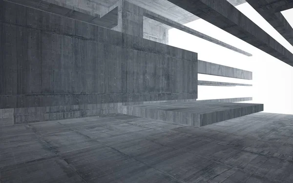 Abstract concrete room smooth interior — Stock Photo, Image