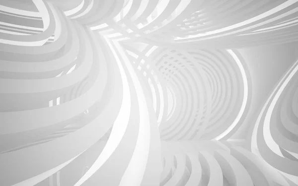 Abstract white interior of the future — Stock Photo, Image