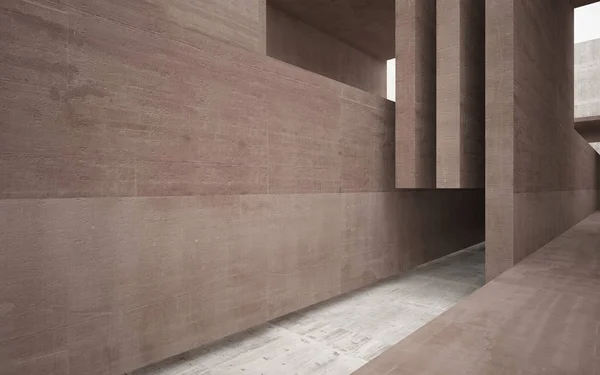 Abstract concrete room interior. — Stock Photo, Image