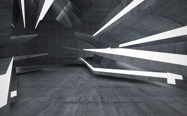 Dark abstract concrete room interior — Stock Photo, Image