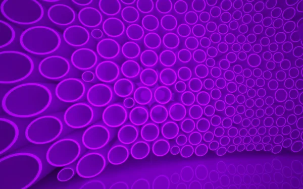 Abstract smooth violet interior with rings — Stock Photo, Image