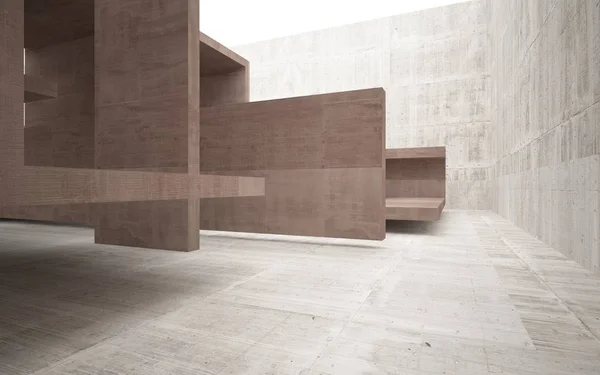 Abstrato interior da sala de concreto . — Fotografia de Stock