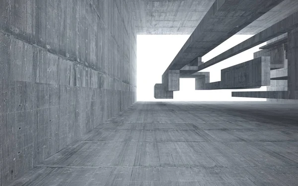 Abstract concrete room smooth interior — Stock Photo, Image