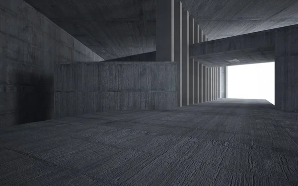 Abstracte concrete interieur — Stockfoto