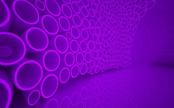 Abstract smooth violet interior with rings — Stock Photo, Image