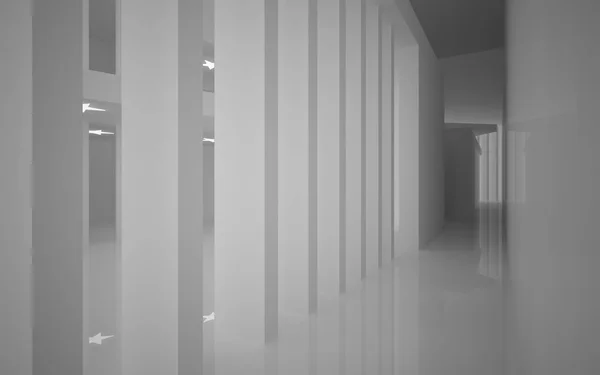 Interior liso blanco abstracto — Foto de Stock