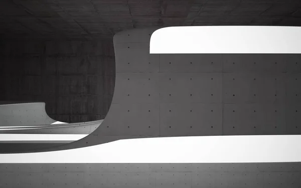 Abstraktní interiér betonu. — Stock fotografie