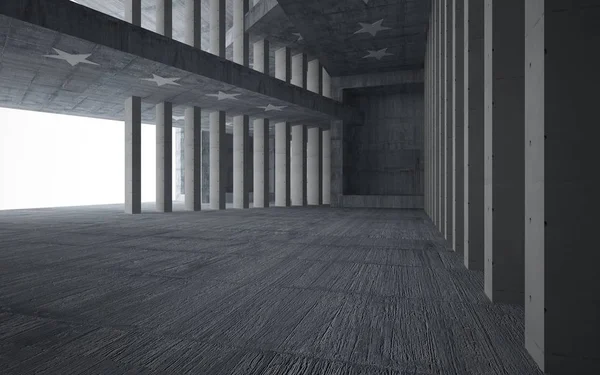 Abstract concrete interior — Stock Photo, Image