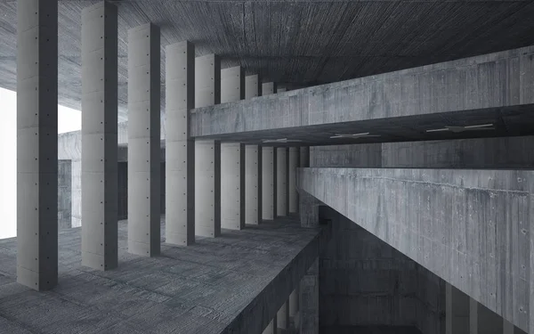 Abstracte concrete interieur — Stockfoto