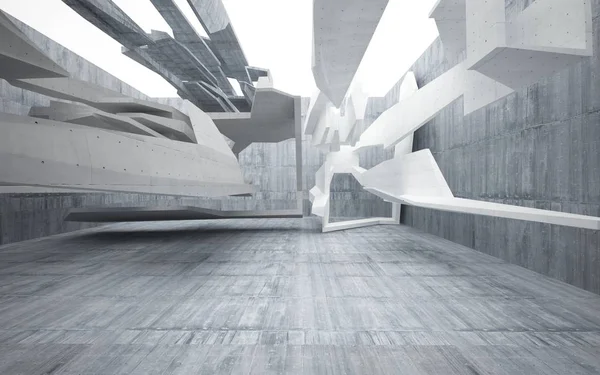 Abstrakta interiör av betong. — Stockfoto