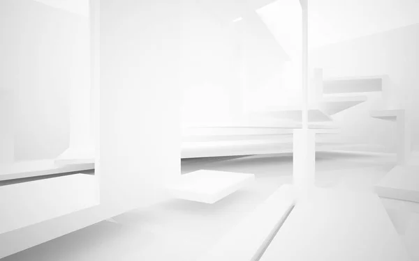 Abstracte gladde witte interieur — Stockfoto