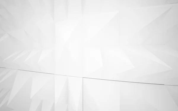 Abstraktes weißes Interieur unterstreicht die Zukunft — Stockfoto