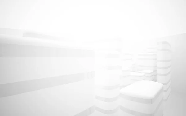 White smooth abstract architectural background — Stock Photo, Image