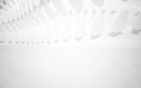 Blanc fond architectural abstrait lisse — Photo